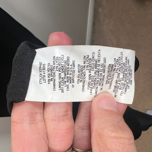 Xscape Velvet Off The Shoulder Gown Size 4 Black Holiday Event Christmas Party - Picture 11 of 11